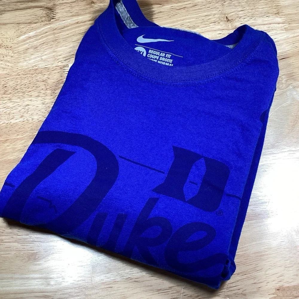 Mens Nike Duke Blue Devils Short Sleeve Cotton Tee Shirt - XXL